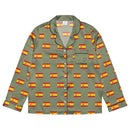 Comprar Pijama de manga larga Verde Bandera España con Ribete La Flamenca de Borgoña Bandera España