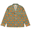 Comprar Pijama de manga larga Verde Bandera España con Ribete La Flamenca de Borgoña Bandera España
