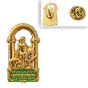 Comprar Pin de Solapa Escudo de Andalucía Esmaltado La Flamenca de Borgoña Bandera España