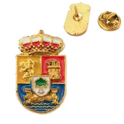 Comprar Pin de Solapa Escudo de Extremadura Esmaltado La Flamenca de Borgoña Bandera España