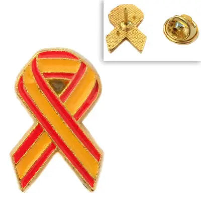 Comprar Pin de Solapa Lazo Bandera de España Esmaltado La Flamenca de Borgoña Bandera España