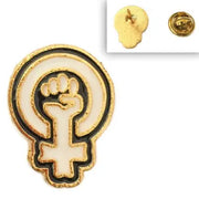 Comprar Pin de Solapa Símbolo Feminista Esmaltado La Flamenca de Borgoña Bandera España