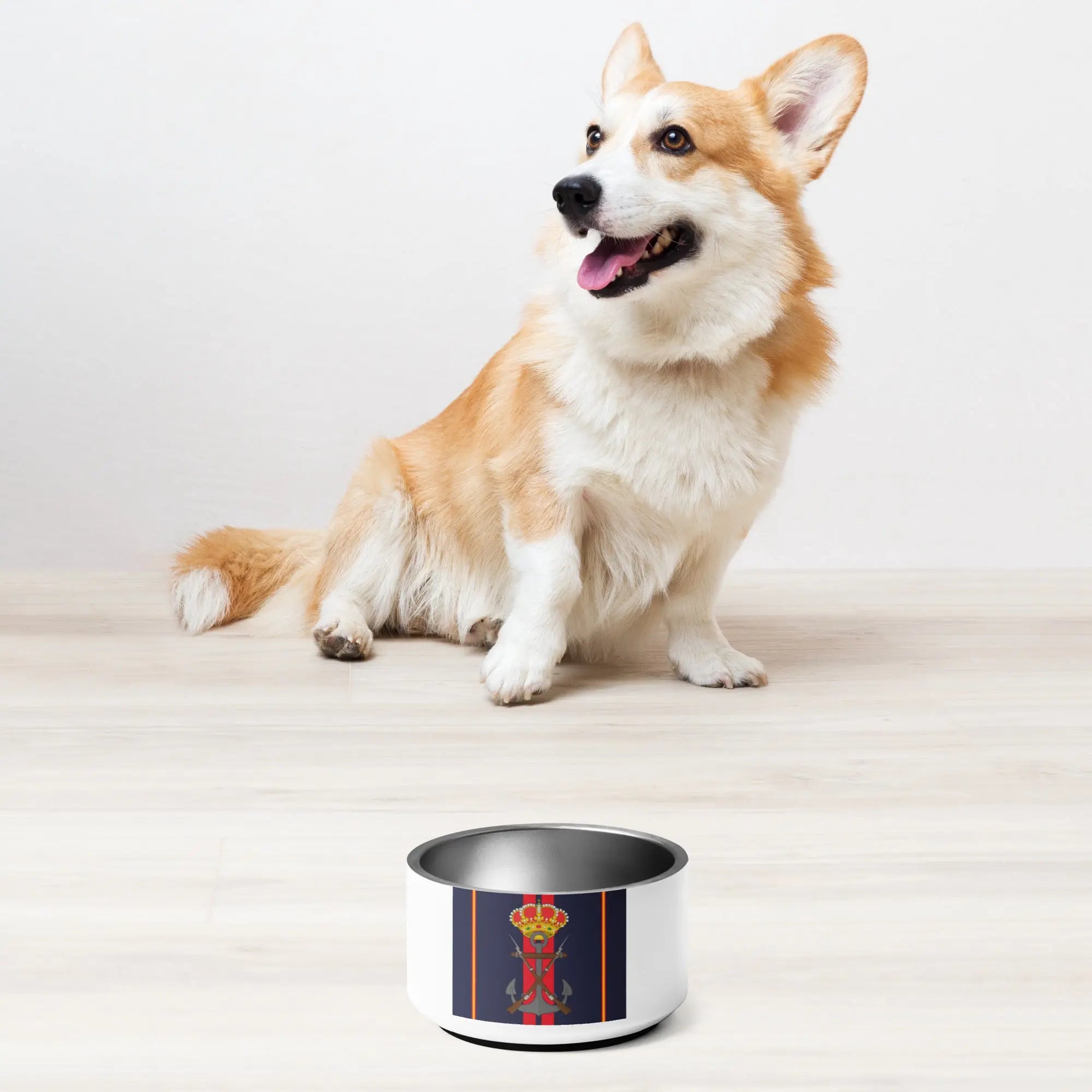 Comprar Plato Infantería de Marina para mascota Bandera España La Flamenca de Borgoña Patricia Muñoz VOX