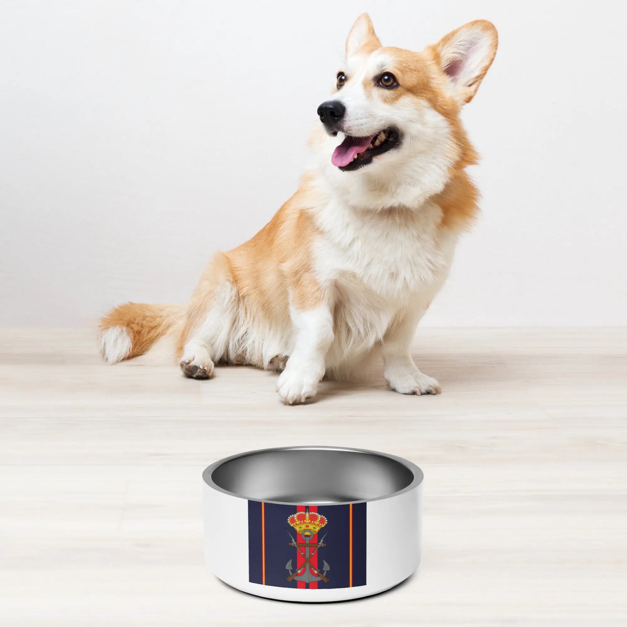 Comprar Plato Infantería de Marina para mascota Bandera España La Flamenca de Borgoña Patricia Muñoz VOX