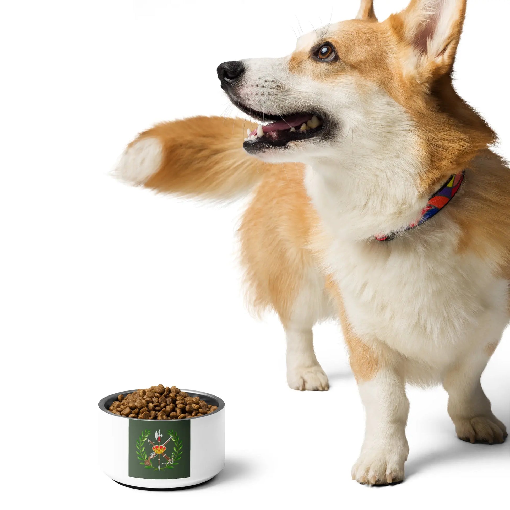 Comprar Plato Legión para mascota Bandera España La Flamenca de Borgoña Patricia Muñoz VOX