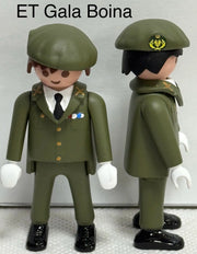 Playmobil Custom Ejécito Tierra Traje Gala Boina personalizado