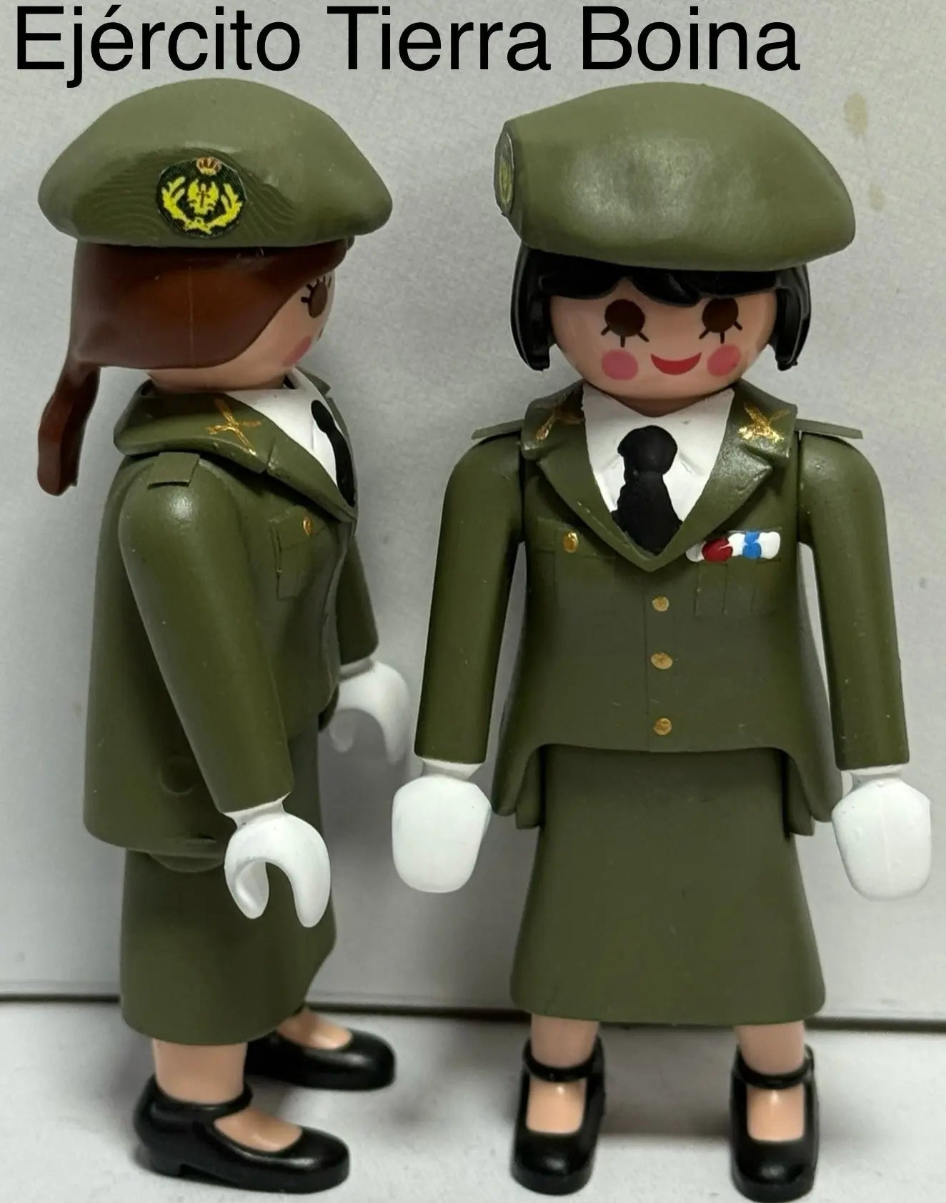 Playmobil Custom Ejécito Tierra Traje Gala Boina personalizado