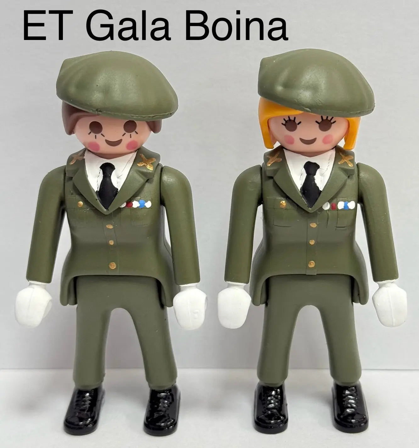 Playmobil Custom Ejécito Tierra Traje Gala Boina personalizado