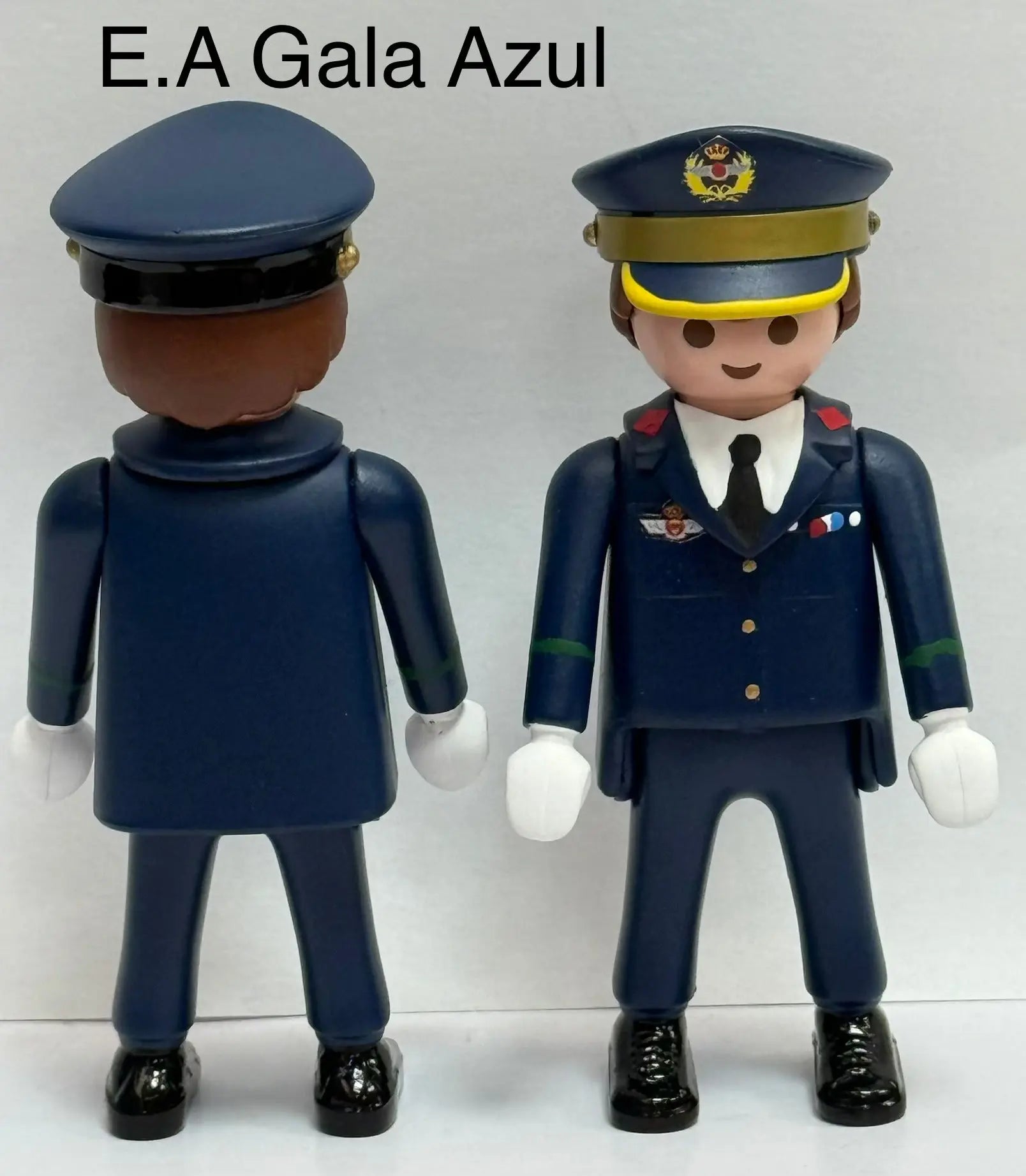 Playmobil Custom Ejército del Aire Traje de Gala Azul personalizado