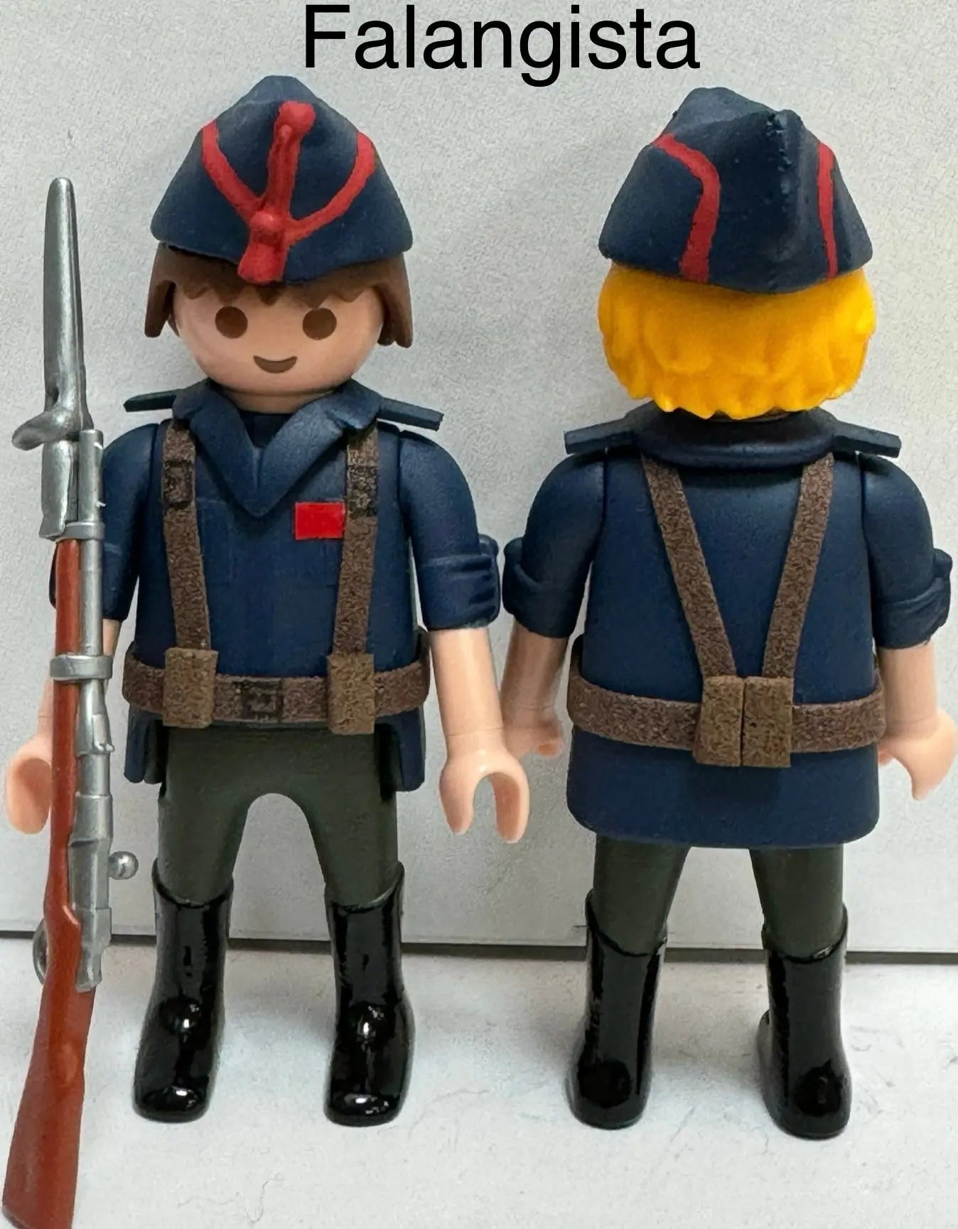 Playmobil Custom Falangista Bando Nacional personalizado