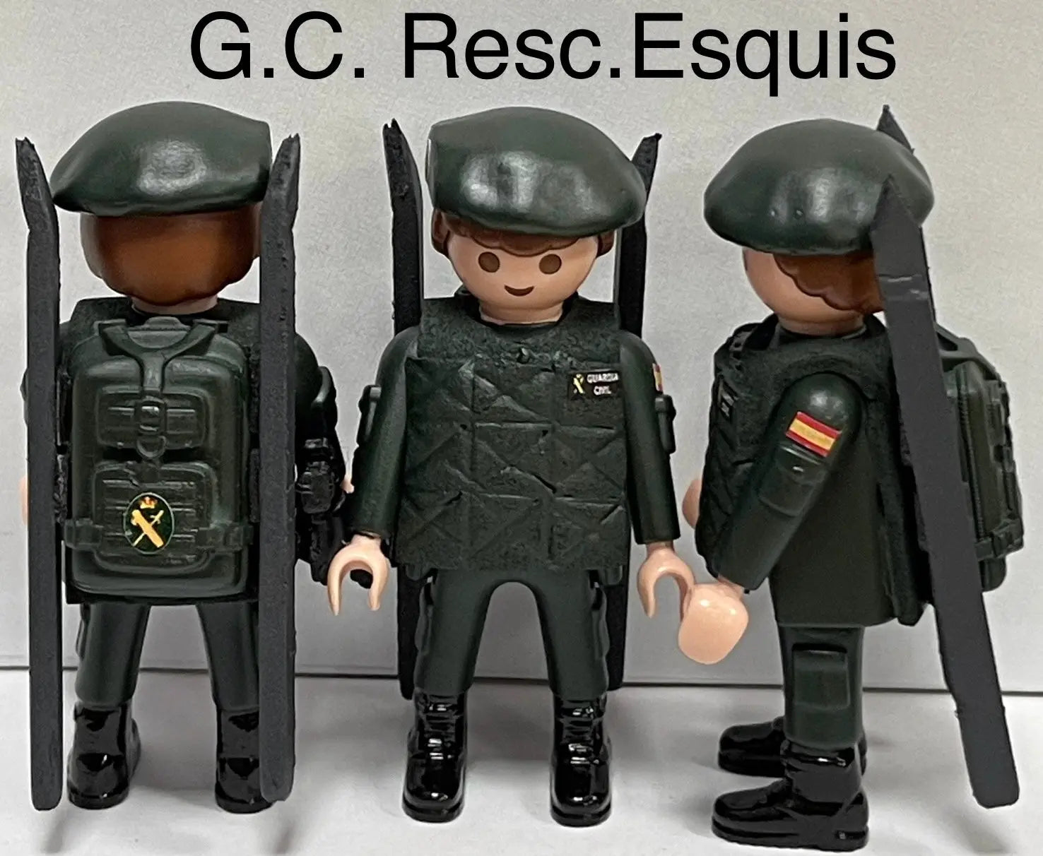 Playmobil Custom Guardia Civil Rescate en Esquís personalizado