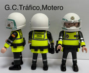 Playmobil Custom Guardia Civil Tráfico Motero casco personalizado