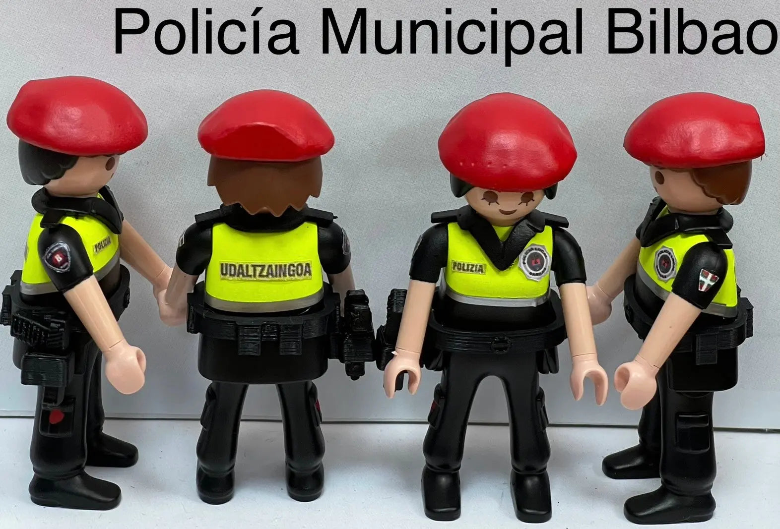 Playmobil Custom Policía Municipal Bilbao personalizado