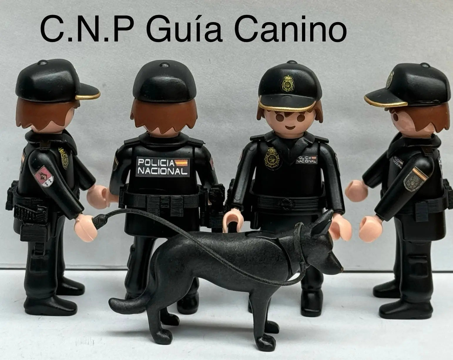Playmobil Custom Policía Nacional Guía Canino personalizado