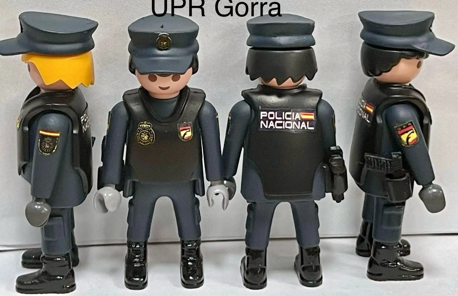 Playmobil Custom Policía Nacional UPR con gorra personalizado