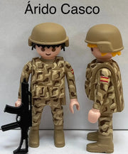 Playmobil Custom Soldado uniforme Árido Teresiana