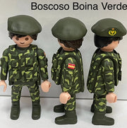 Comprar Playmobil Custom Soldado uniforme Boscoso Boina verde – figura de colección personalizada La Flamenca de Borgoña Bandera España
