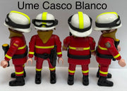 Playmobil Custom UME Casco Blanco personalizado
