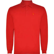 Comprar Polo Bandera España rojo manga larga hombre Bandera España La Flamenca de Borgoña Patricia Muñoz VOX