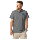 Comprar Polo Policía Nacional de piqué premium La Flamenca de Borgoña, Bandera de España, Cruz de Borgoña, Patricia Muñoz, VOX