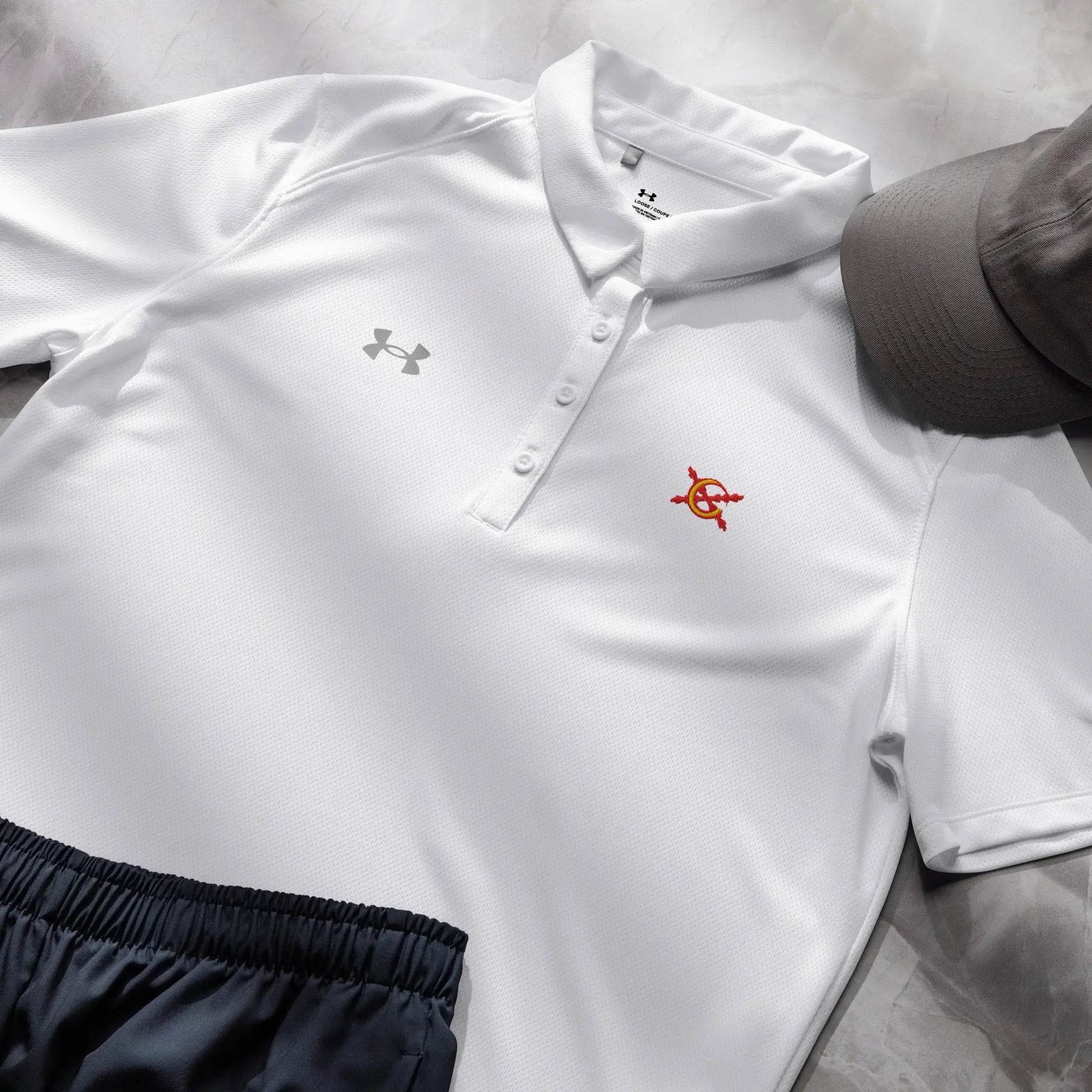 Comprar Polo Under Armour® para mujer La Flamenca de Borgoña La Flamenca de Borgoña Bandera España