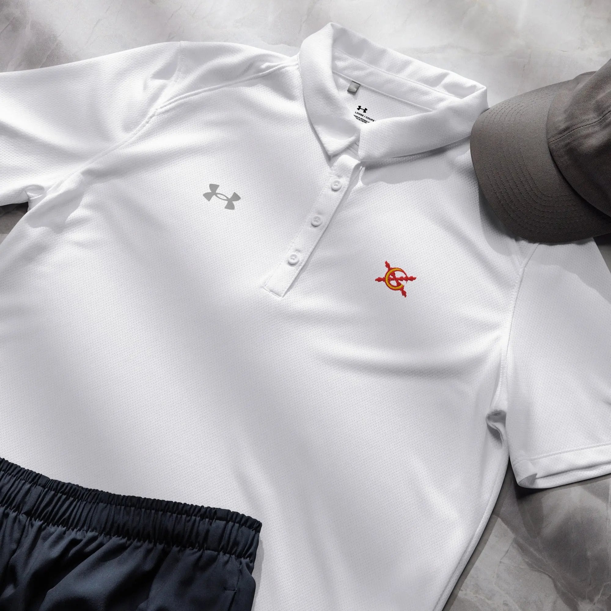 Comprar Polo Under Armour® para mujer La Flamenca de Borgoña La Flamenca de Borgoña Bandera España