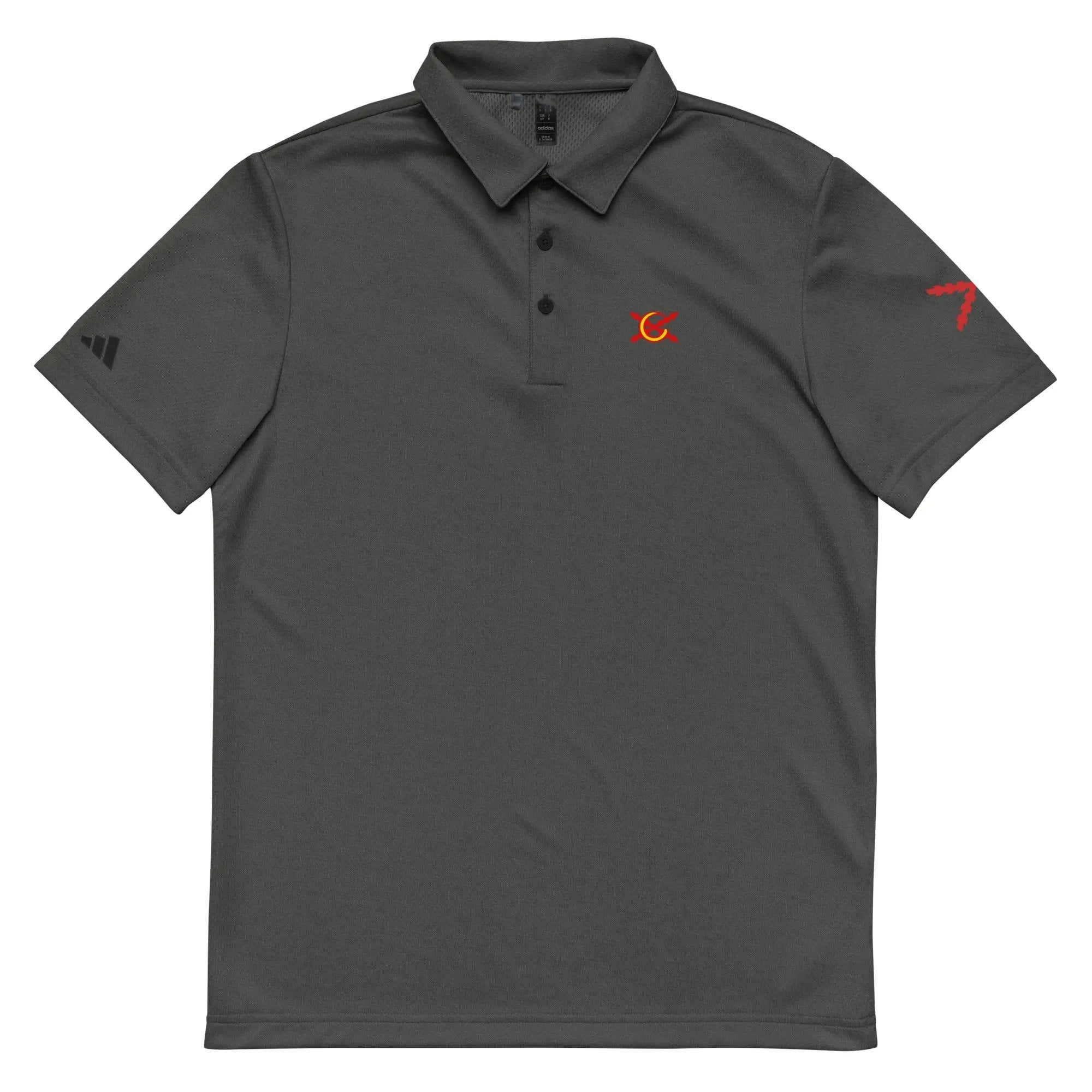 Comprar Polo adidas Space-Dyed "Ser español es un Honor" La Flamenca de Borgoña Bandera España