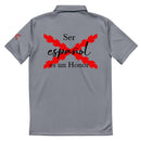 Comprar Polo adidas Space-Dyed "Ser español es un Honor" La Flamenca de Borgoña Bandera España