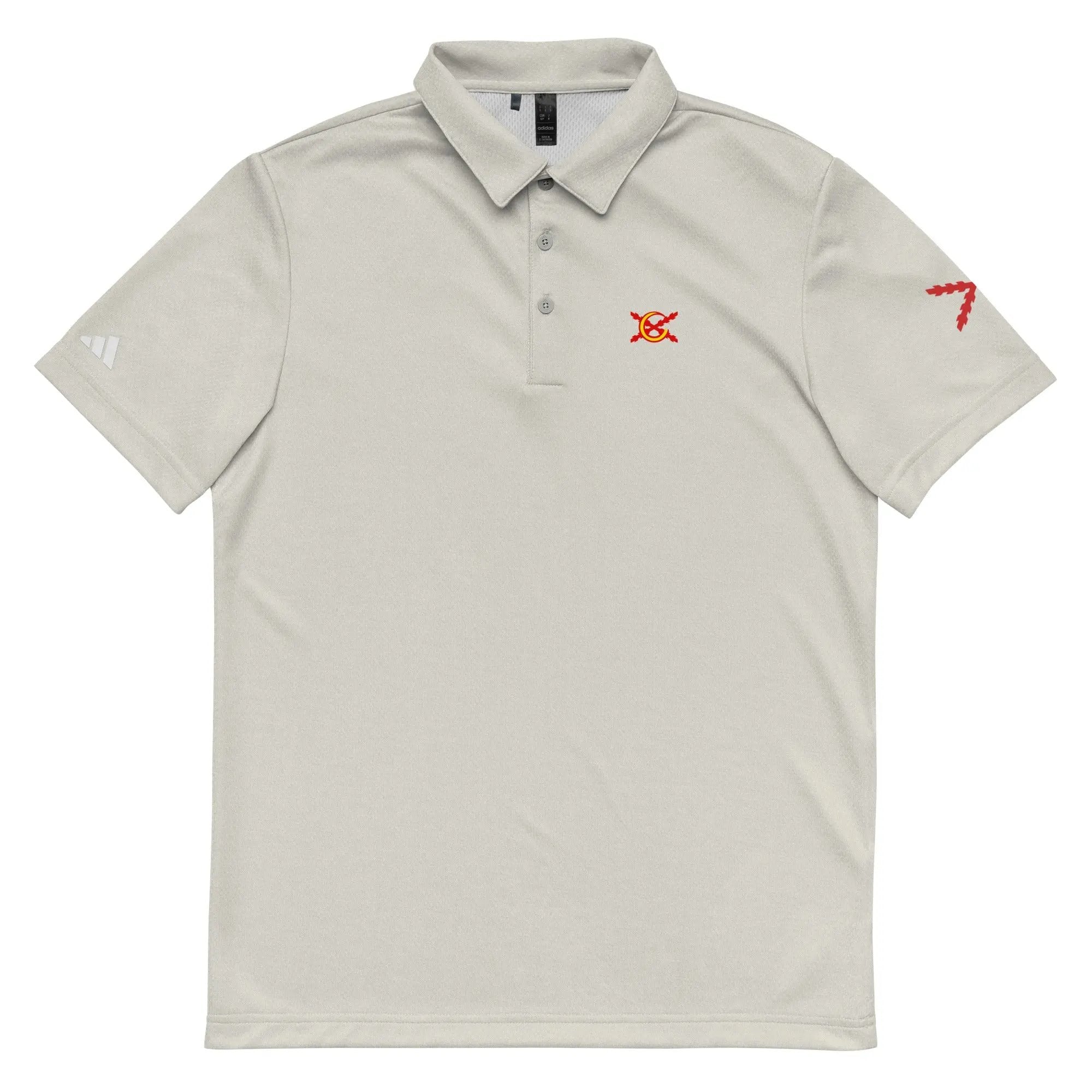 Comprar Polo adidas Space-Dyed "Ser español es un Honor" La Flamenca de Borgoña Bandera España