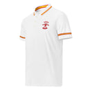 Comprar Polo ajustado para hombre Falange Española La Flamenca de Borgoña, Bandera de España, Cruz de Borgoña, Patricia Muñoz, VOX