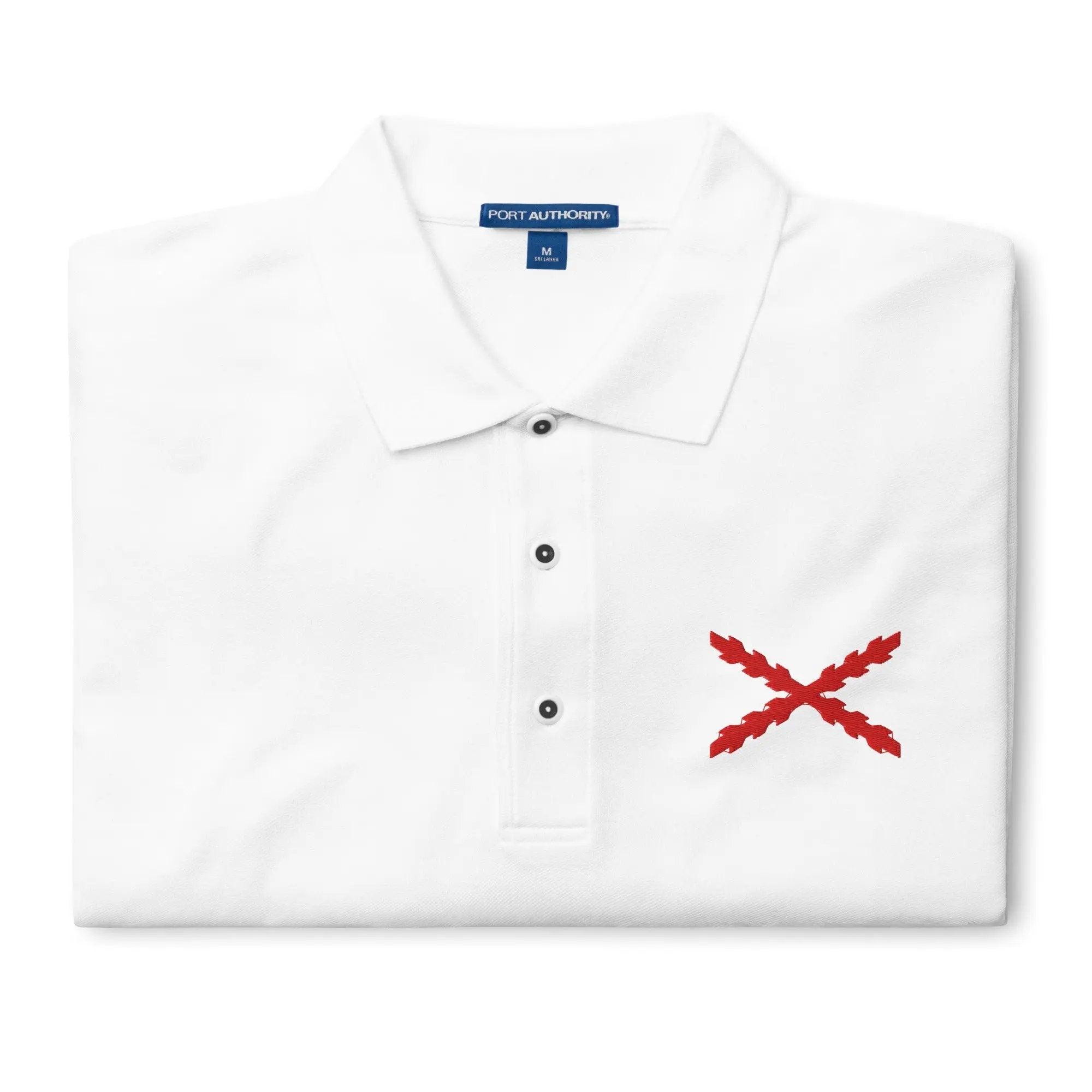 Comprar Polo para hombre premium Cruz de Borgoña La Flamenca de Borgoña Bandera España