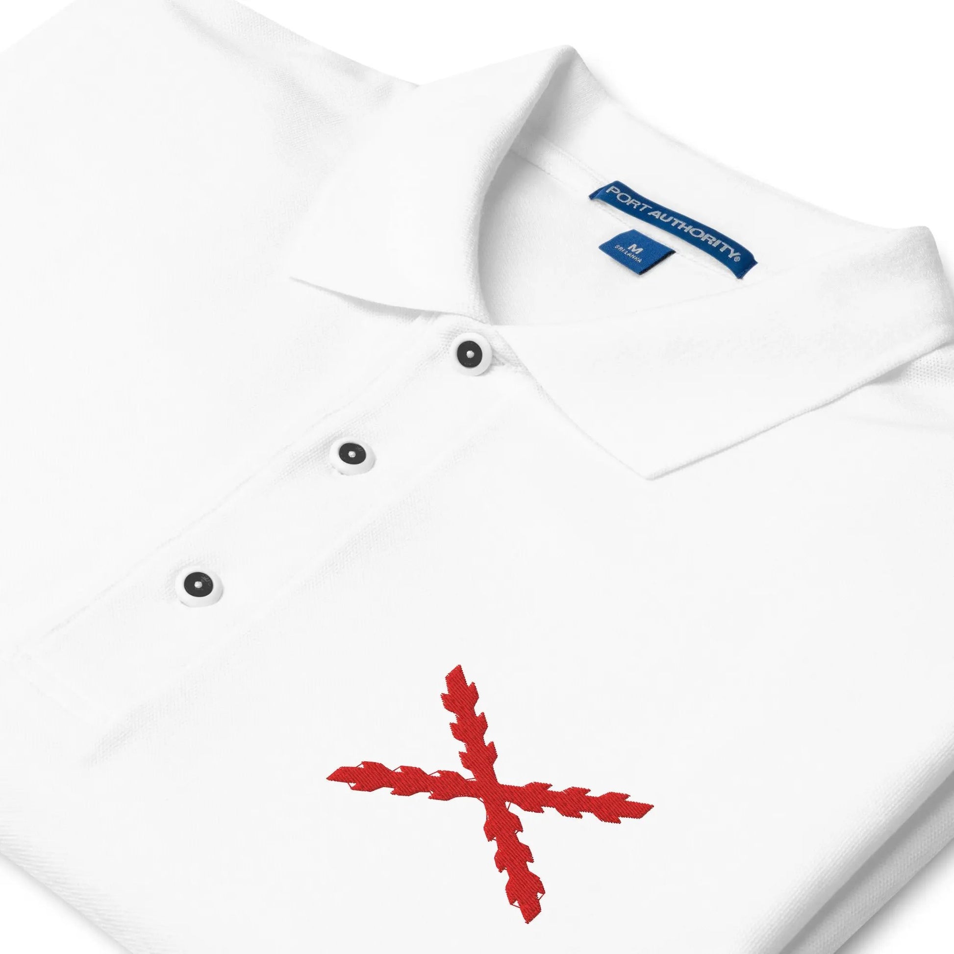 Comprar Polo para hombre premium Cruz de Borgoña La Flamenca de Borgoña Bandera España