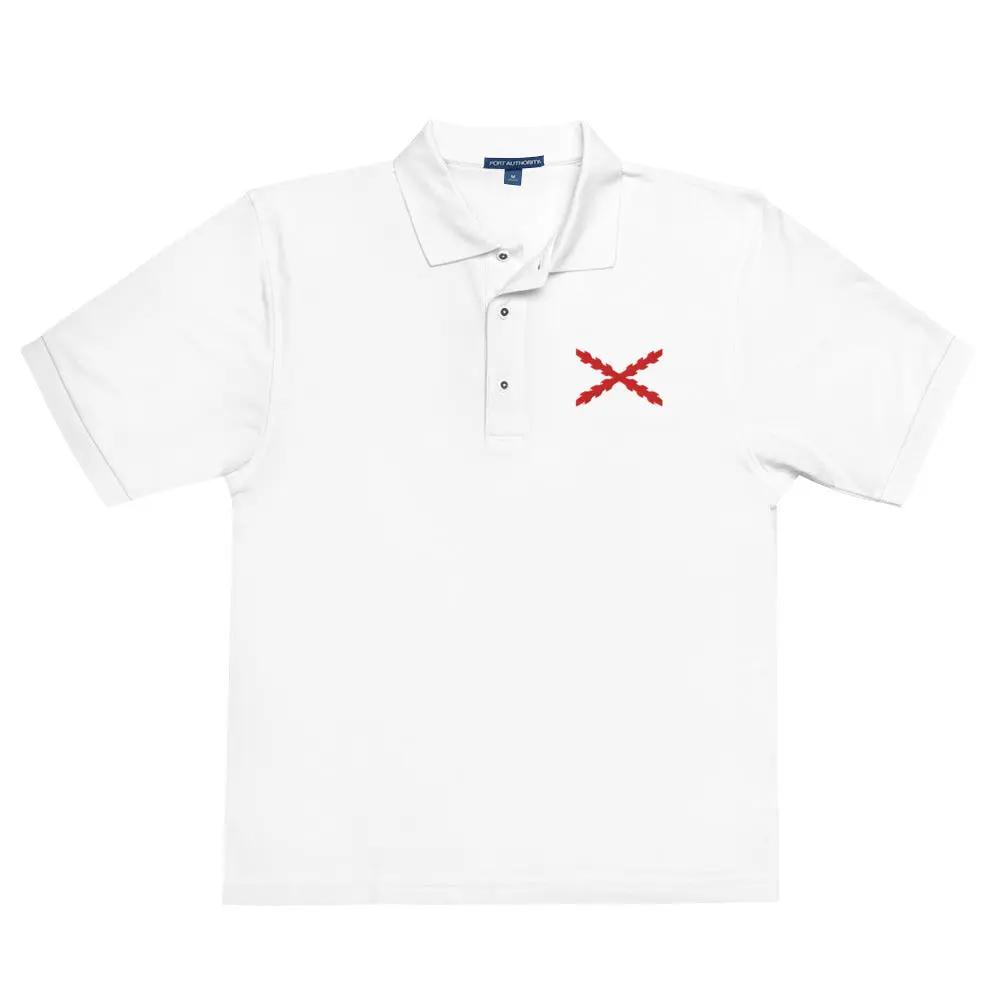 Comprar Polo para hombre premium Cruz de Borgoña La Flamenca de Borgoña Bandera España