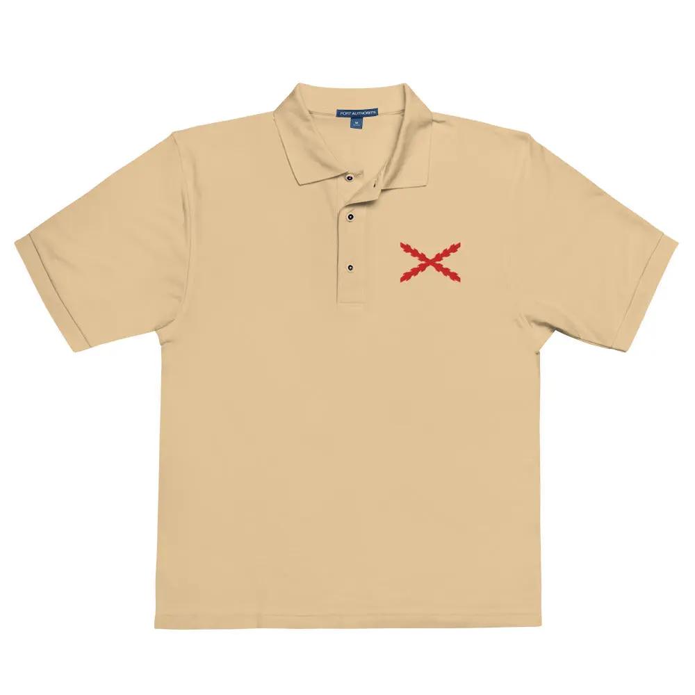 Comprar Polo para hombre premium Cruz de Borgoña La Flamenca de Borgoña Bandera España