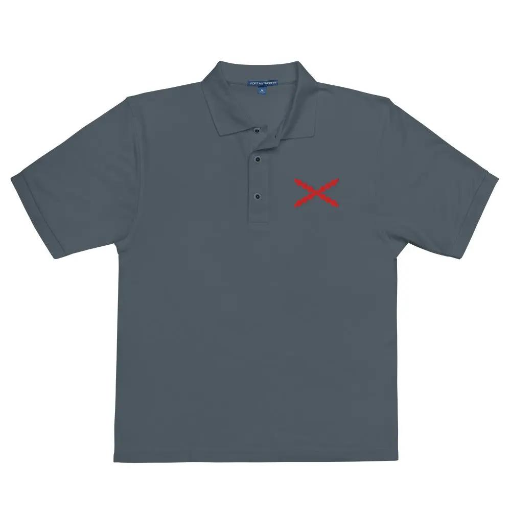 Comprar Polo para hombre premium Cruz de Borgoña La Flamenca de Borgoña Bandera España