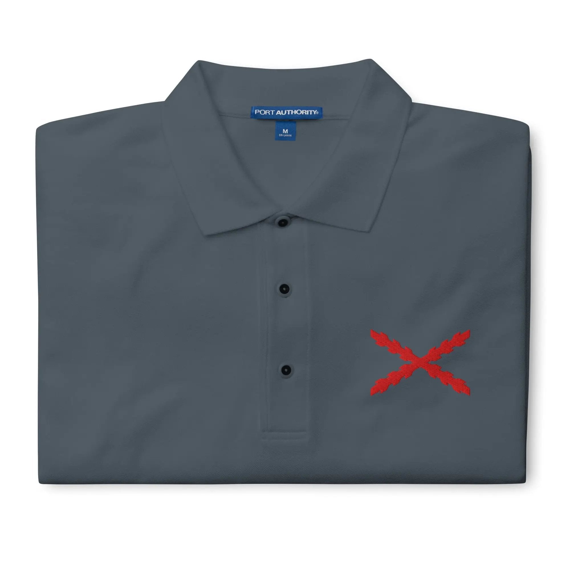 Comprar Polo para hombre premium Cruz de Borgoña La Flamenca de Borgoña Bandera España