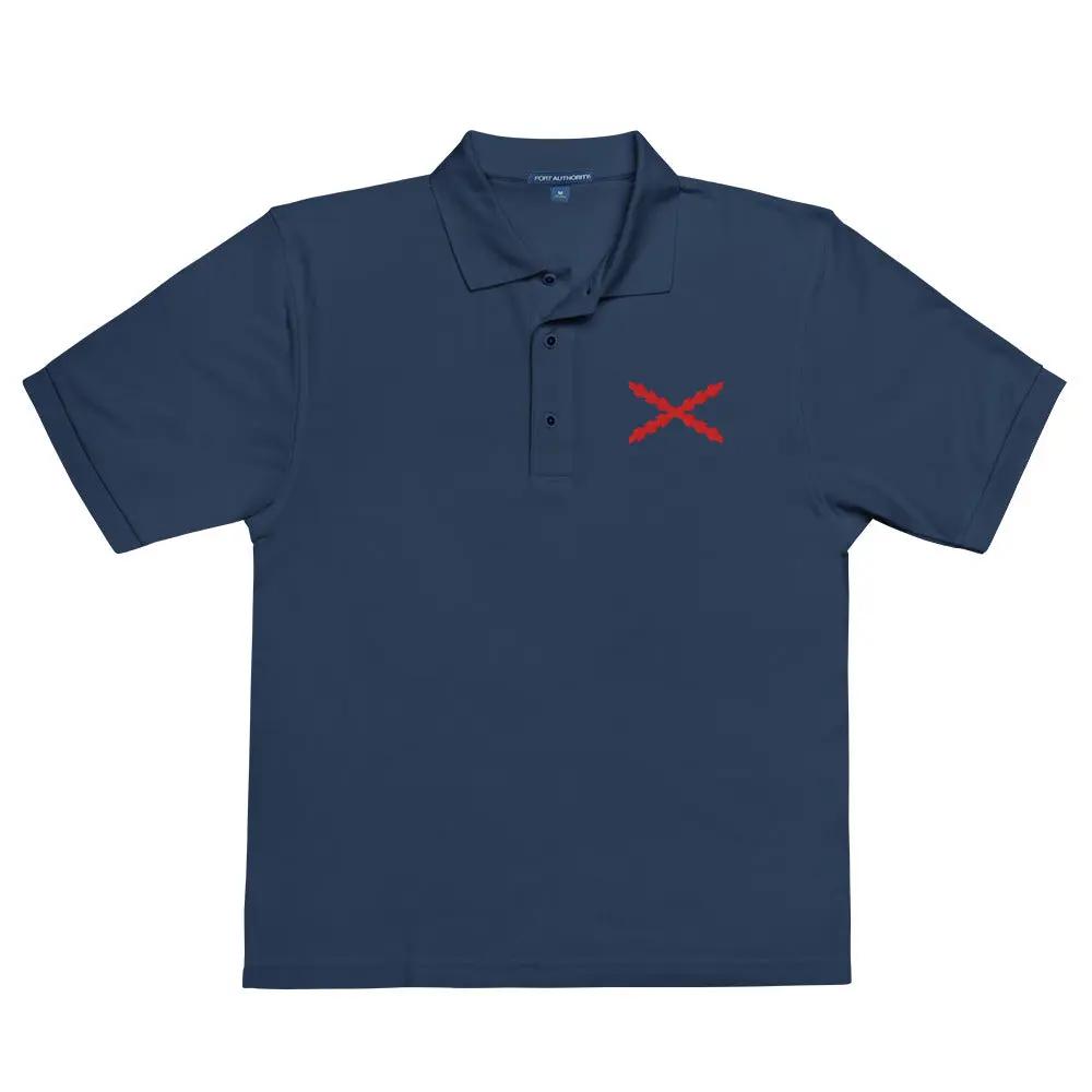 Comprar Polo para hombre premium Cruz de Borgoña La Flamenca de Borgoña Bandera España
