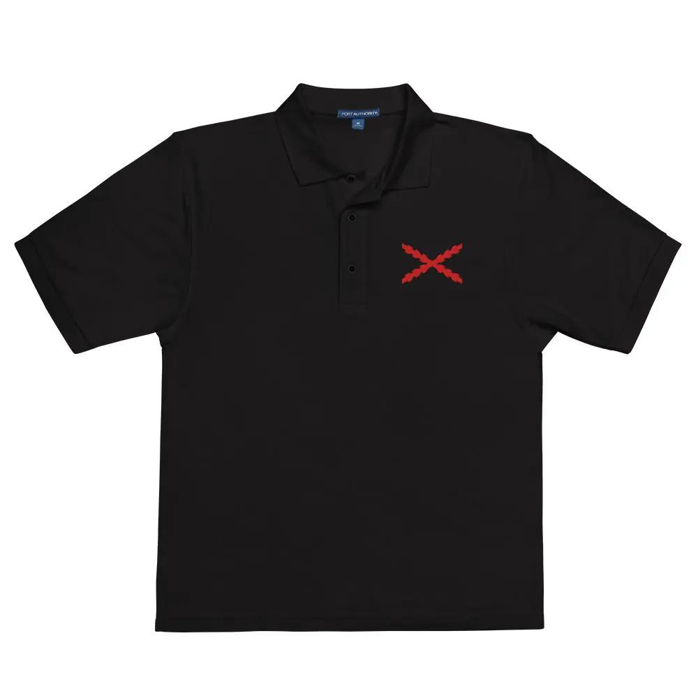 Comprar Polo para hombre premium Cruz de Borgoña La Flamenca de Borgoña Bandera España