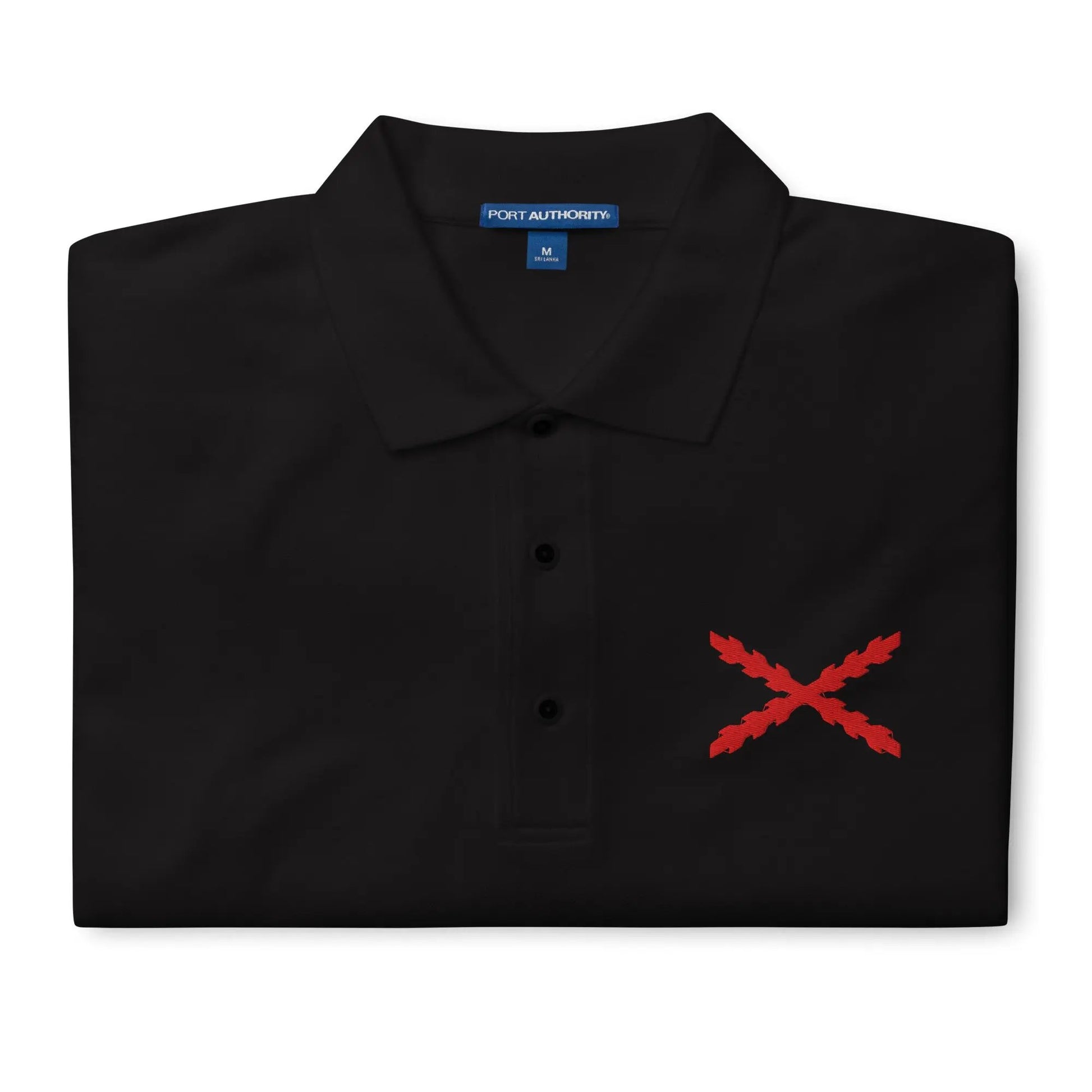 Comprar Polo para hombre premium Cruz de Borgoña La Flamenca de Borgoña Bandera España