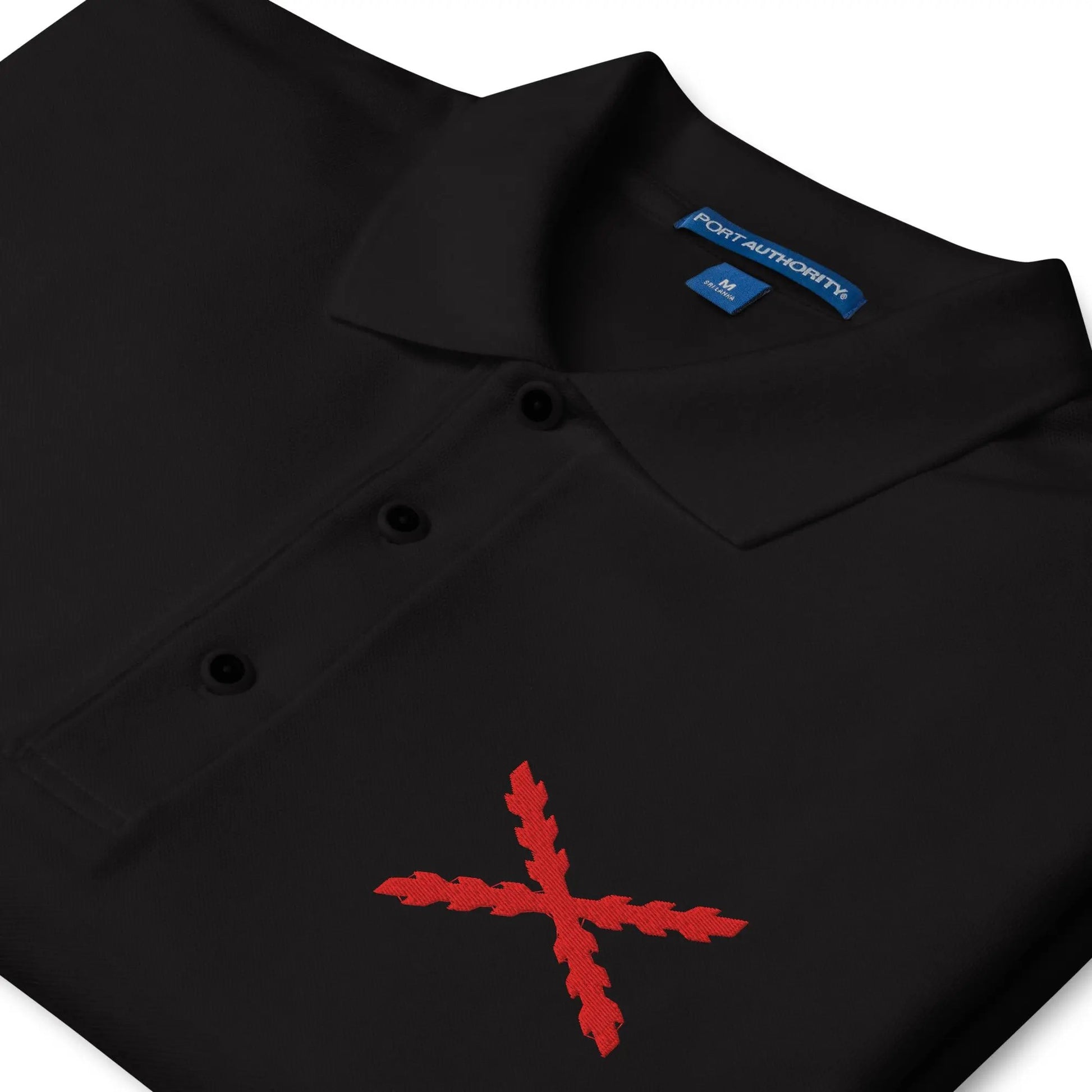 Comprar Polo para hombre premium Cruz de Borgoña La Flamenca de Borgoña Bandera España