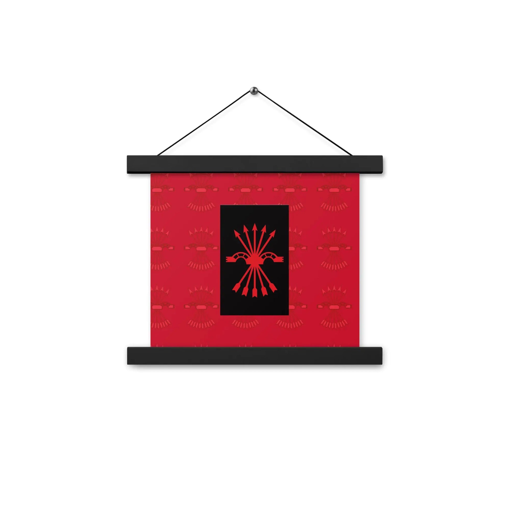 Comprar Póster con colgador Falange Española Bandera España La Flamenca de Borgoña Patricia Muñoz VOX