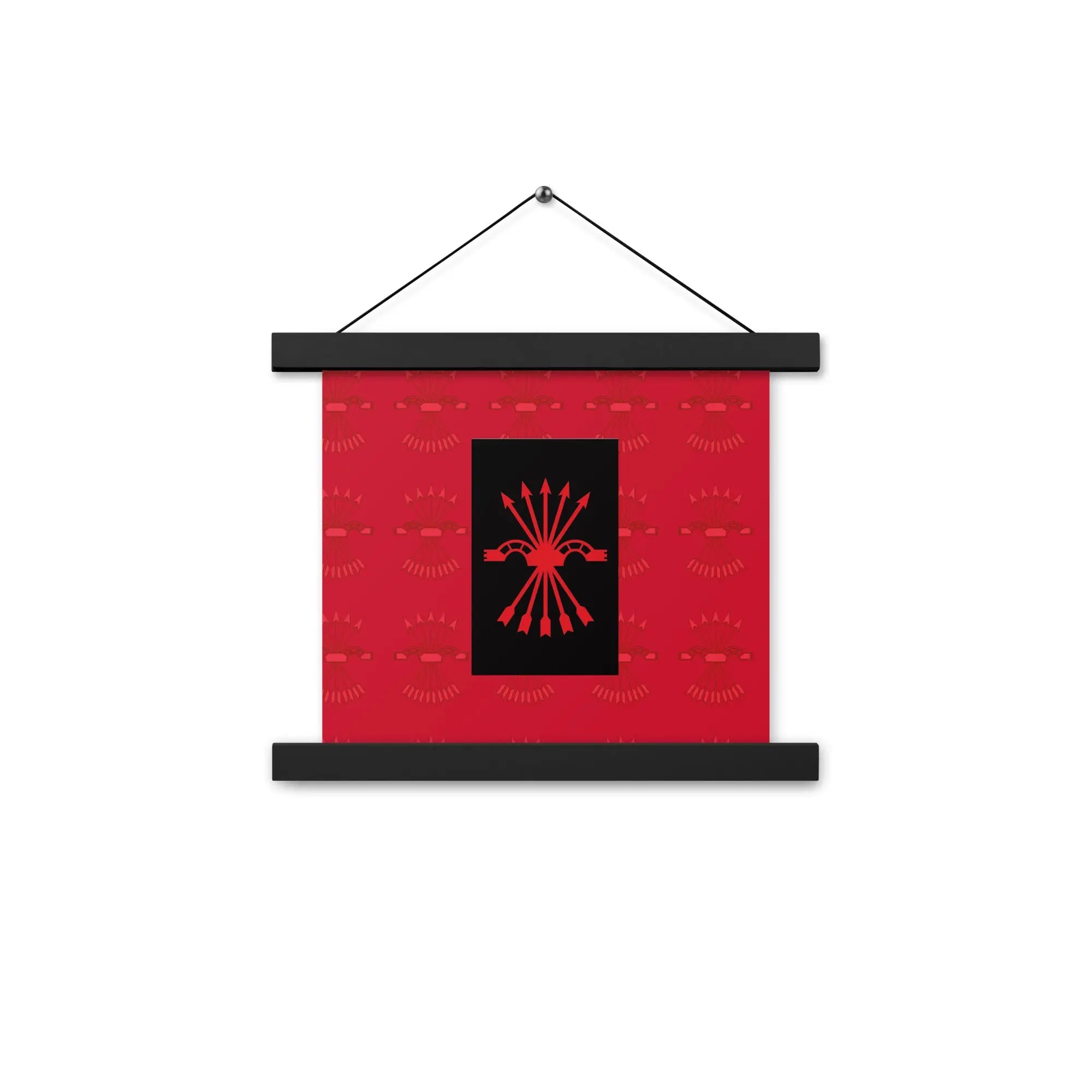 Comprar Póster con colgador Falange Española Bandera España La Flamenca de Borgoña Patricia Muñoz VOX