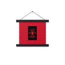 Comprar Póster con colgador Falange Española La Flamenca de Borgoña, Bandera de España, Cruz de Borgoña, Patricia Muñoz, VOX, Santiago Abascal