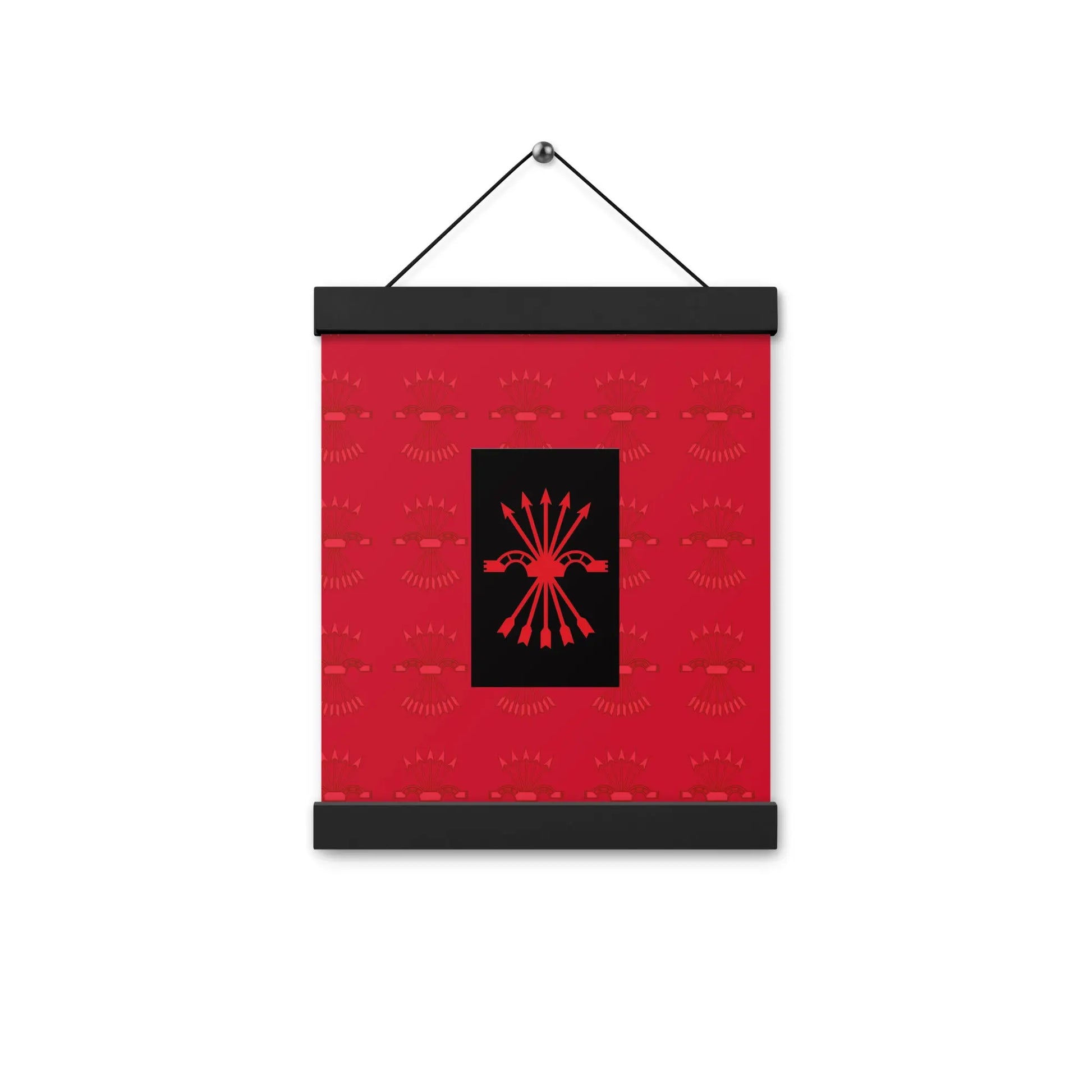 Comprar Póster con colgador Falange Española Bandera España La Flamenca de Borgoña Patricia Muñoz VOX