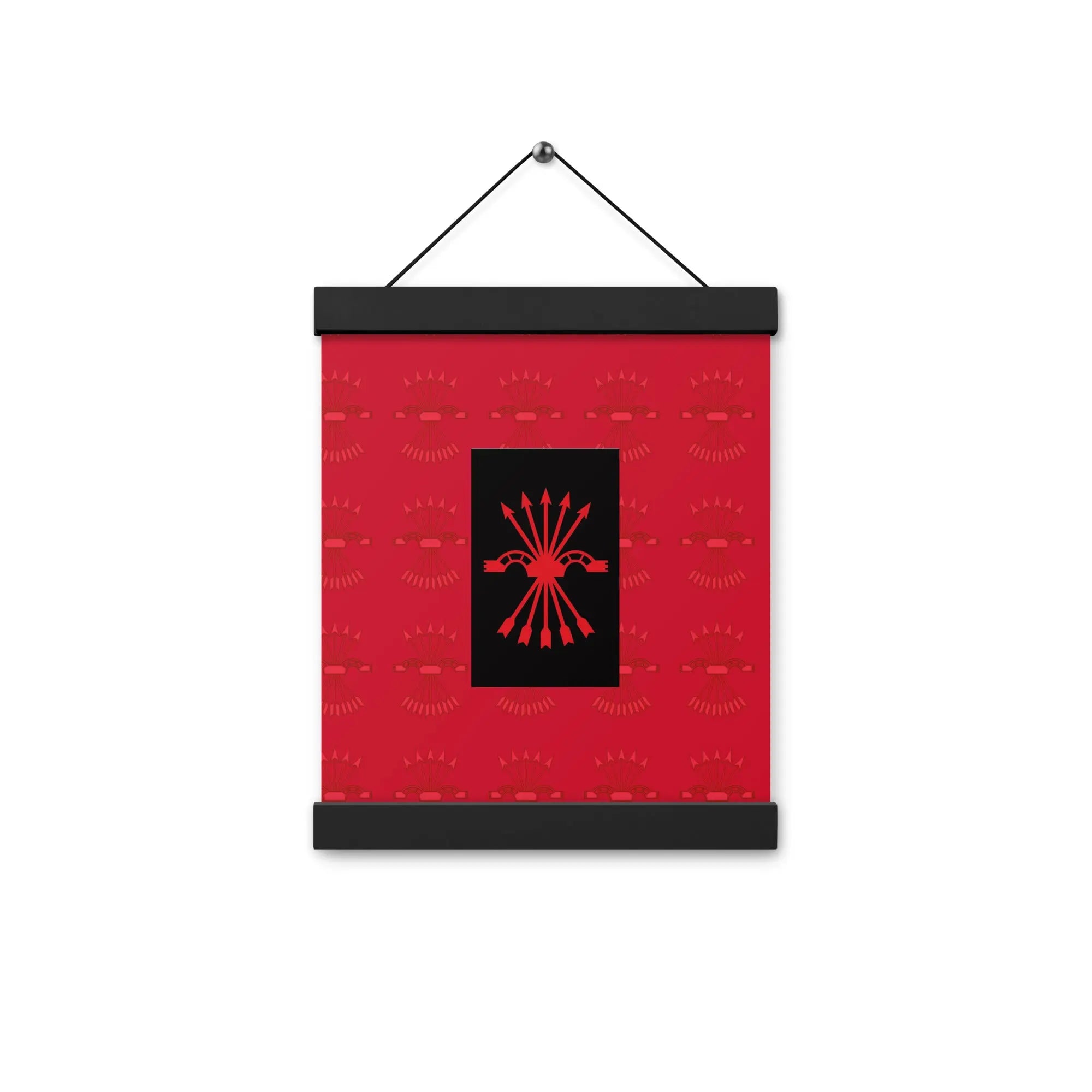 Comprar Póster con colgador Falange Española Bandera España La Flamenca de Borgoña Patricia Muñoz VOX