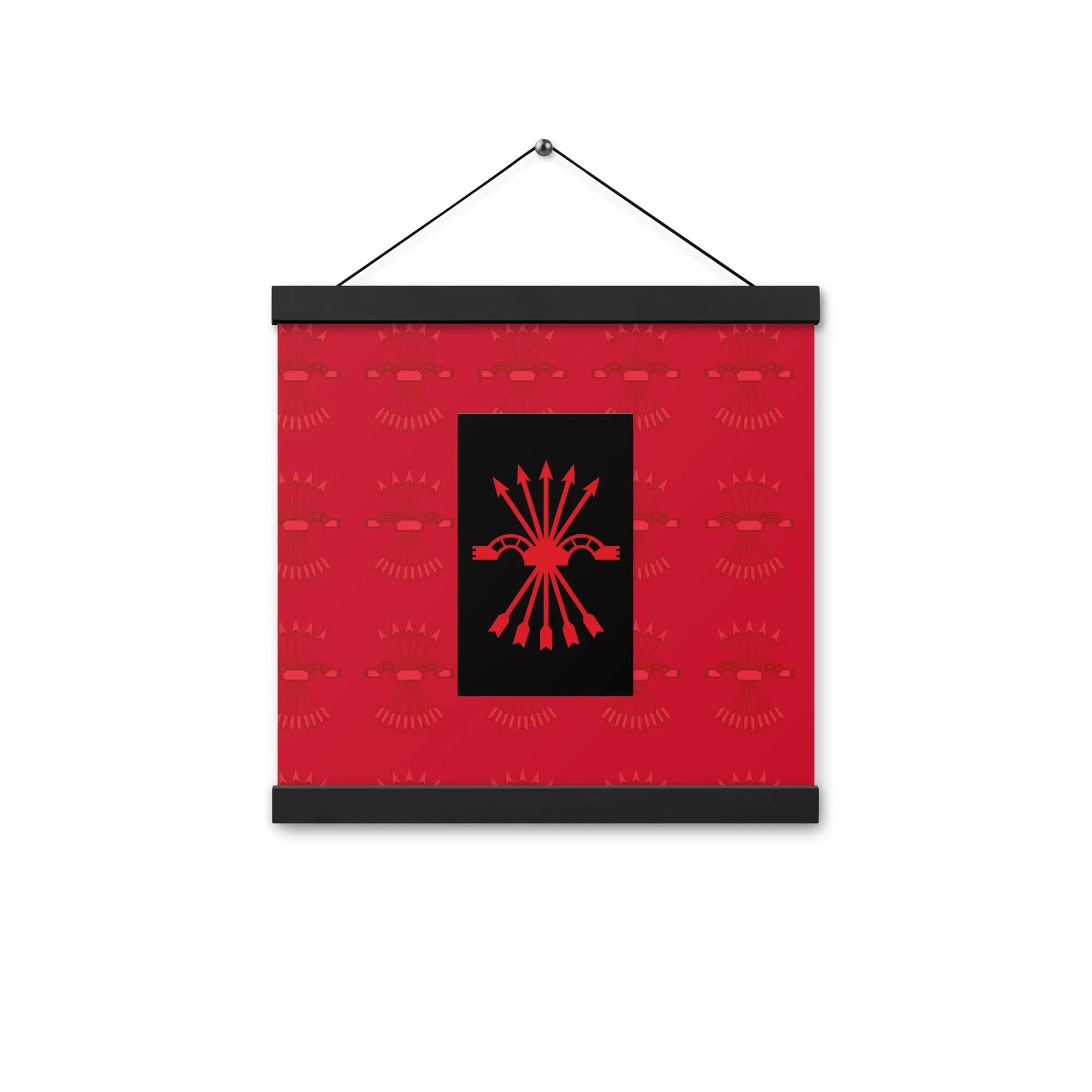 Comprar Póster con colgador Falange Española Bandera España La Flamenca de Borgoña Patricia Muñoz VOX