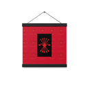 Comprar Póster con colgador Falange Española La Flamenca de Borgoña, Bandera de España, Cruz de Borgoña, Patricia Muñoz, VOX, Santiago Abascal