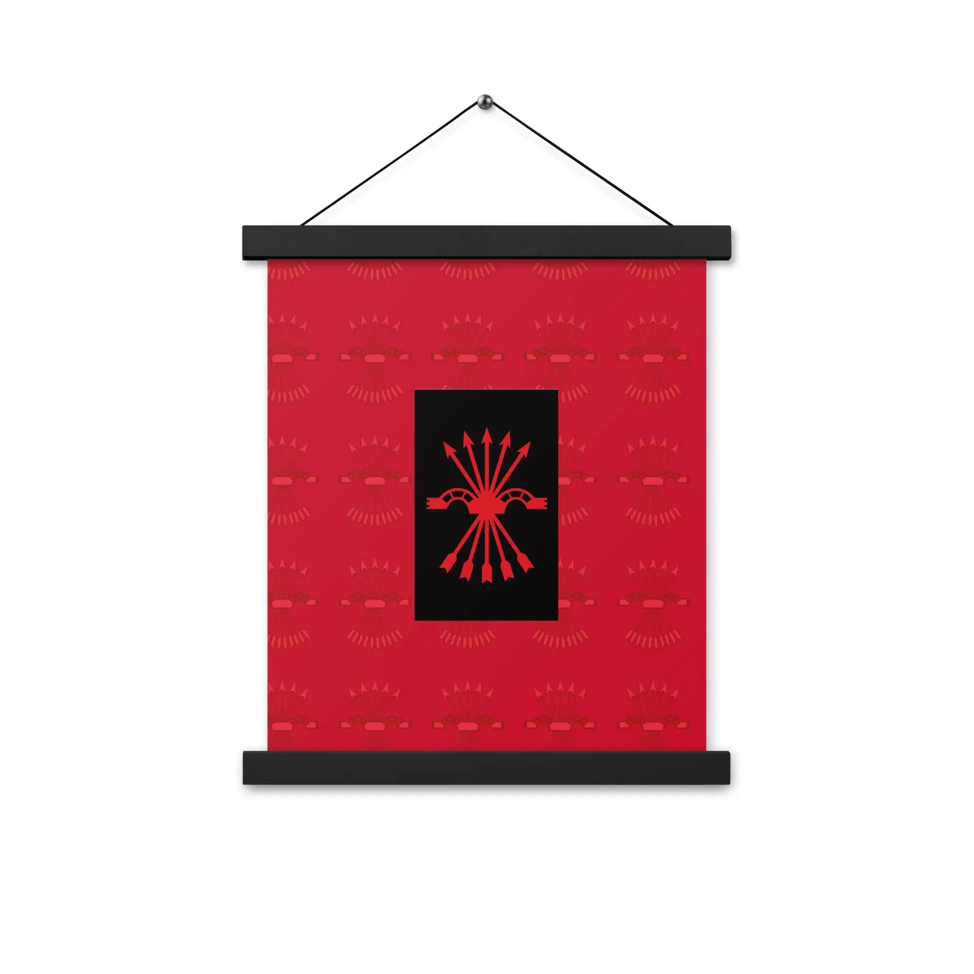 Comprar Póster con colgador Falange Española Bandera España La Flamenca de Borgoña Patricia Muñoz VOX