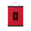 Comprar Póster con colgador Falange Española La Flamenca de Borgoña, Bandera de España, Cruz de Borgoña, Patricia Muñoz, VOX, Santiago Abascal