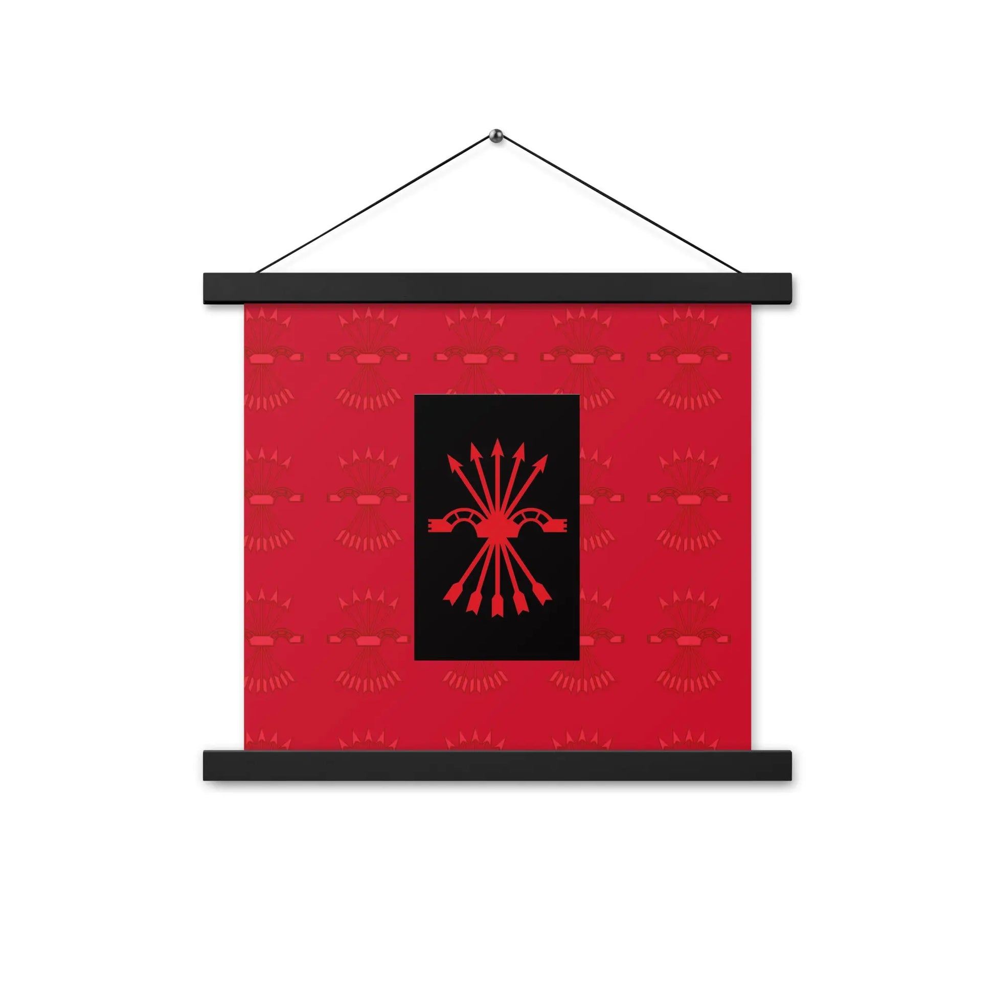 Comprar Póster con colgador Falange Española Bandera España La Flamenca de Borgoña Patricia Muñoz VOX